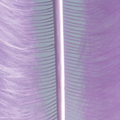Pene marabu  - violet deschis, 8-10 cm, 22 buc/pachet