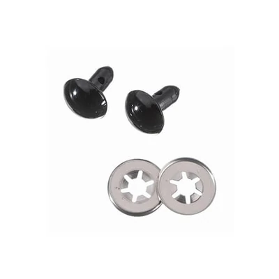 Ochi de animale, de siguranță, rotunzi - 6 mm, 4 buc