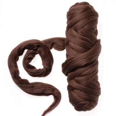  Lână  Fairy Fleece - 27 maro închis