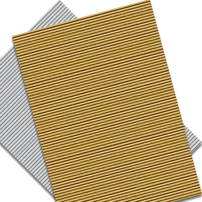 Carton micro ondulat, 50x70 cm, metalic - in diverse culori