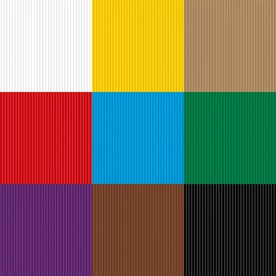Carton micro ondulat, 50x70 cm - in diverse culori