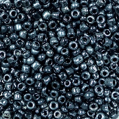 Perla terci, culoare solidă, 2 mm - hematit