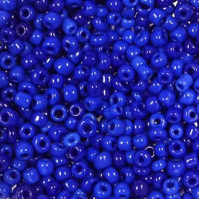 Mărgele rocailles, culoare solidă, 2 mm - albastru închis