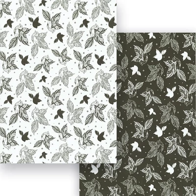 Păsări / Carton foto colorabil, A4 - Tangle Creation I. - Păsări / carte de colorat