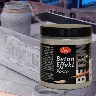 Beton Effekt Paste, 250 ml - pastă gri