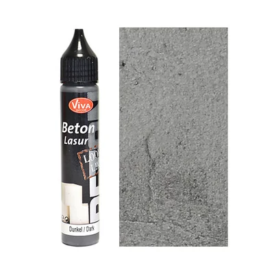 Glazură de beton, 28 ml - culoare închisă