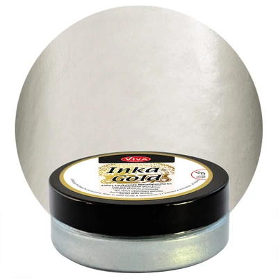 Pastă de vopsea metalizată Inka Gold , 50 g - silber