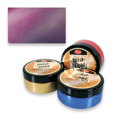 Pastă de vopsea metalizată Inka Gold, 50 g - violet