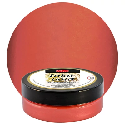 Pastă de vopsea metalizată Inka Gold, 50 g - lava rot