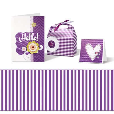 Carton foto, A4 - mini dungi - violet