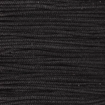 Șnur de bijuterii, 0,5 mm subțire, metru - 89, negru