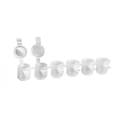 Recipiente vopsea, 5 ml - plastic, 6 buc
