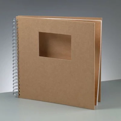 Album  hârtie mache  - 30x30 cm cu geam