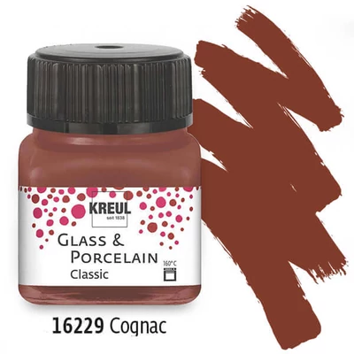 Vopsea sticlă și porțelan, Kreul, Classic - 29 coniac