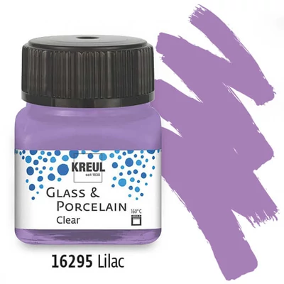 Vopsea sticlă și porțelan, Kreul, Clear - 95 violet