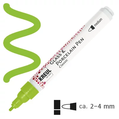 Marker pentru sticlă și porțelan , Kreul Classic - 08 rezeda