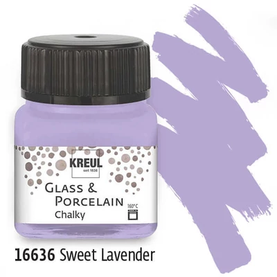 Vopsea sticlă și porțelan, Kreul, Chalky - 36 lavanda
