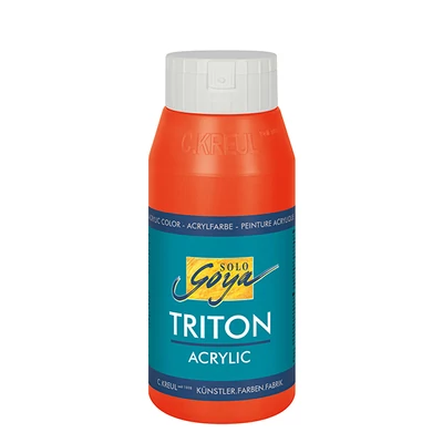 Kreul Solo Goya Triton vopsea acrilică, 750 ml - 03, genuine red