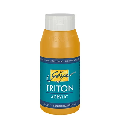 Kreul Solo Goya Triton vopsea acrilică, 750 ml - 04, light brilliant ocher