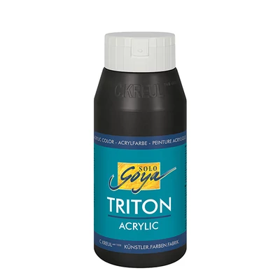 Kreul Solo Goya Triton vopsea acrilică, 750 ml - 09, black