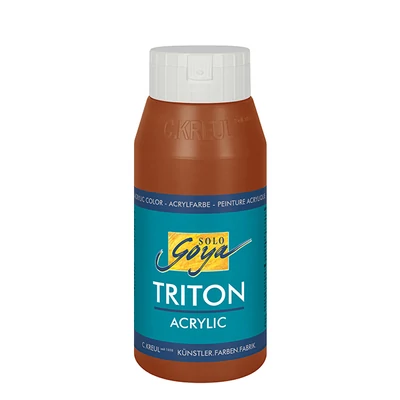 Kreul Solo Goya Triton vopsea acrilică, 750 ml - 12, dark oxide brown