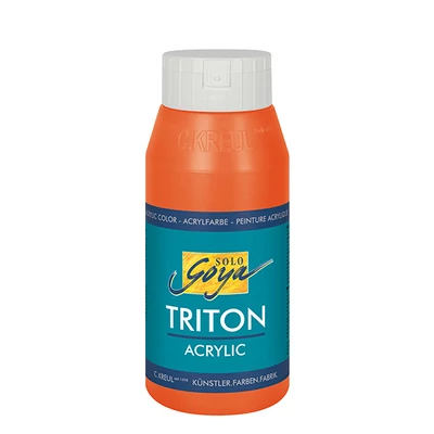 Kreul Solo Goya Triton vopsea acrilică, 750 ml - 18, vermillion