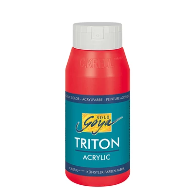 Kreul Solo Goya Triton vopsea acrilică, 750 ml - 27, cherry red