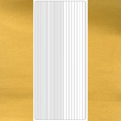 Autocolant de contur - bandă dreaptă, auriu, 1799