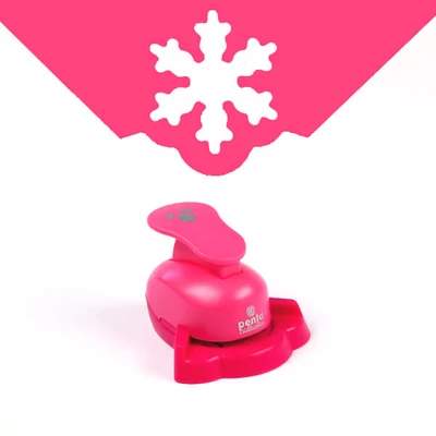 Poanson model, colț, 2,5 cm - fulg de zăpadă