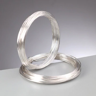 Sârmă de bijuterii, 0,6 mm, 10 m - argint
