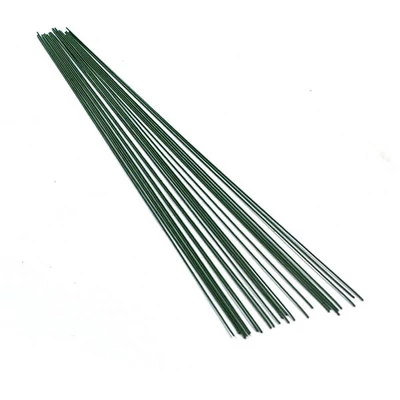 Sârmă pentru legare flori, 0,8 mm, 28 cm, 20 buc - verde
