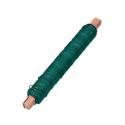 Sârmă pentru legare flori, 0,7 mm, 100 g - verde