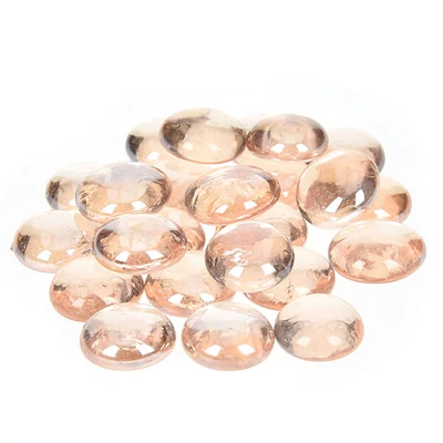 Pietricele de sticlă, 18-20 mm, 100 g - irizante, ametist