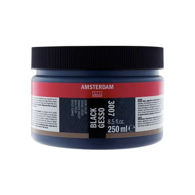Primer Talens Amsterdam gesso, 250 ml - negru