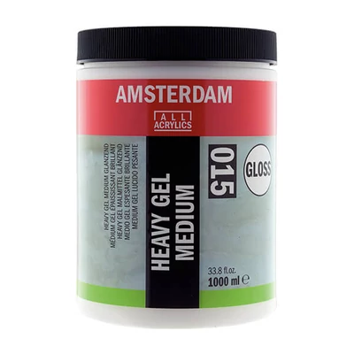 Talens Amsterdam 015 heavy gel medium , 1000 ml - lucios