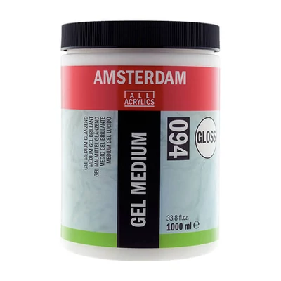 Talens Amsterdam 094 gel medium, 1000 ml - lucios