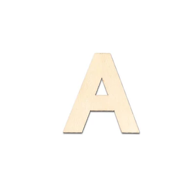 Literă din lemn, 40x2 mm - A