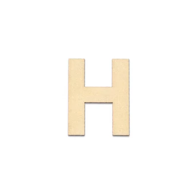 Literă din lemn , 40x2 mm - H