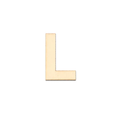 Literă din lemn , 40x2 mm - L