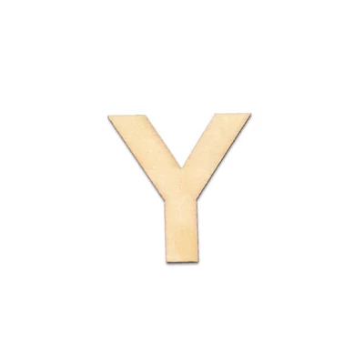 Literă din lemn, 40x2 mm - Y