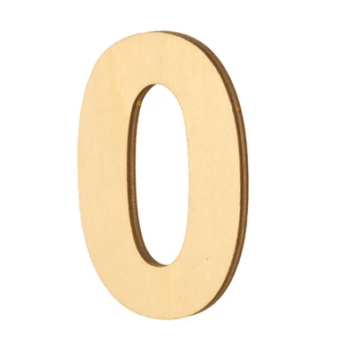 Număr de lemn, 80x5 mm - 0