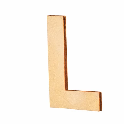 Literă din lemn , 80x5 mm - L