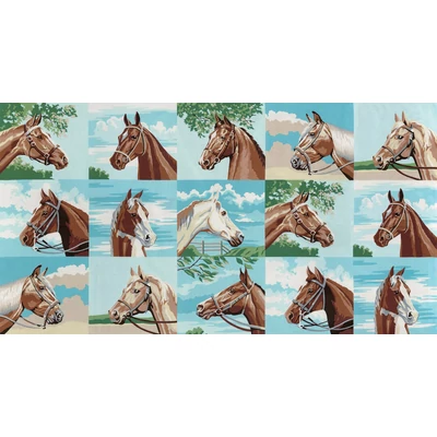 Material patchwork  - Moda - Purebred II 26120-11 Panel, 20cm