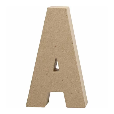 Literă din  hârtie mache - A, 20,5 cm