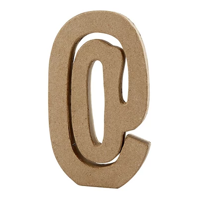 Semn de punctuație din hârtie machetă - @, 20,5 cm