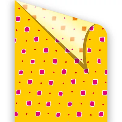 Carton foto, 50x70 cm - confetti, galben