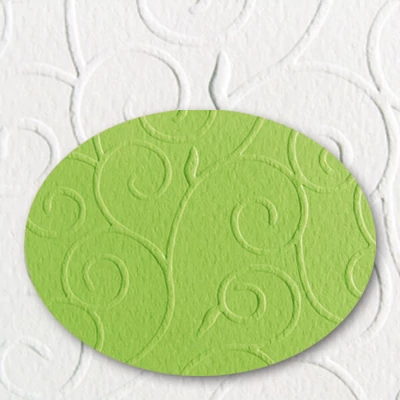 Carton reliefat, A4, 220 g, arabesc - 51, verde