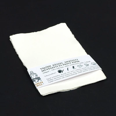 Hârtie scufundată  , artistică, 200 g, 5 buc - A5, alb 
