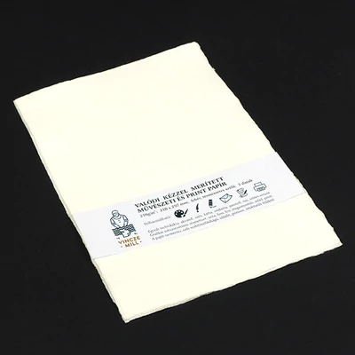 Hârtie scufundată  , artistică, 200 g, 5 buc - A4, alb 