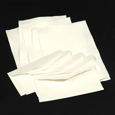 Hârtie scufundată, hârtie de scrisori+plic, 125 g, A4-DL, 5+5 buc - alb